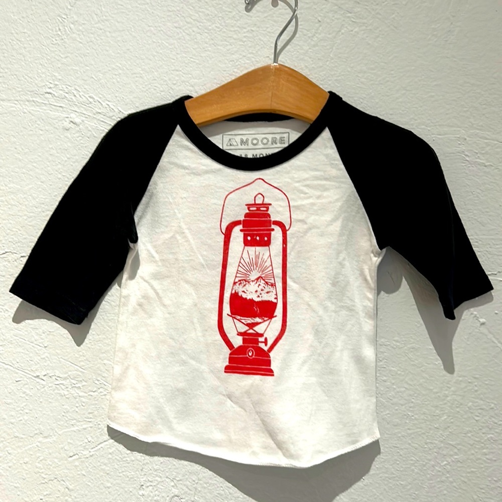 NWT⚾️Moore Collection | Red Camp Lamp Baseball tee